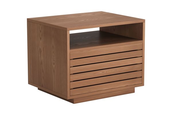 Slit Nightstand Walnut