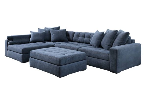 Noah 4-Piece Midnight Sectional