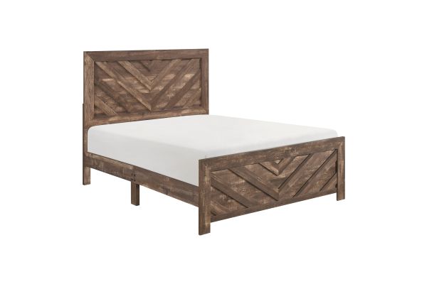 Corbin California King Bed - Brown