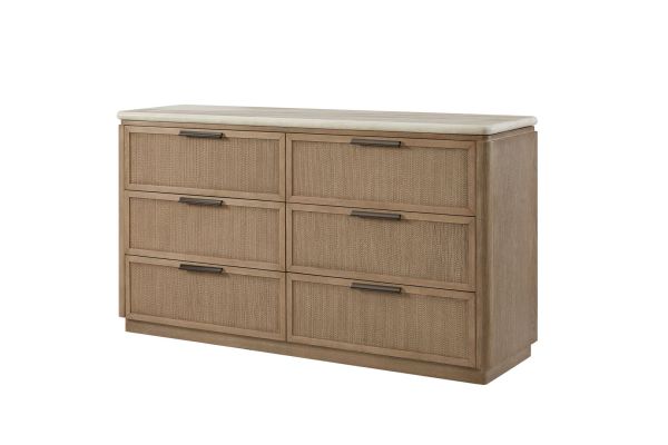 Trilogy Dresser - Rope Drawer Fronts - Toffee