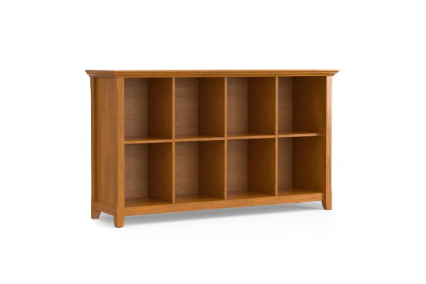 Acadian 8 Cube Storage Sofa Table - Brown