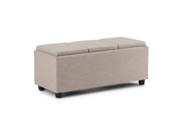 Avalon Storage Ottoman - Natural
