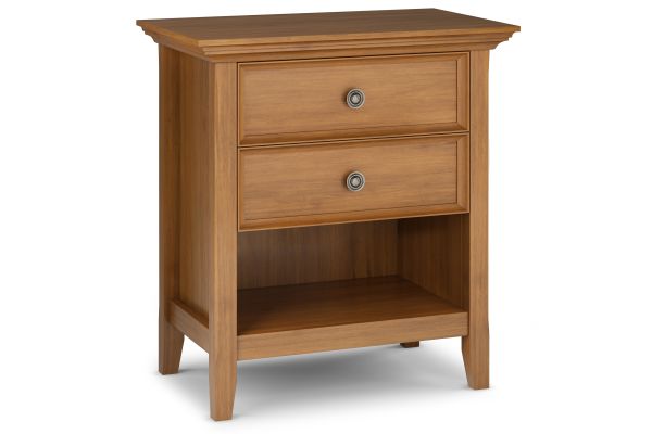 Amherst Bedside Table - Light Golden Brown