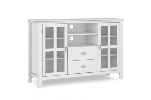Artisan Tall TV Media Stand - White