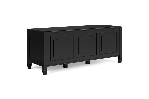 Connaught Storage Bench Trunk - Black
