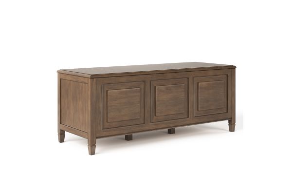 Connaught Storage Bench Trunk - Rustic Natural Aged Brown