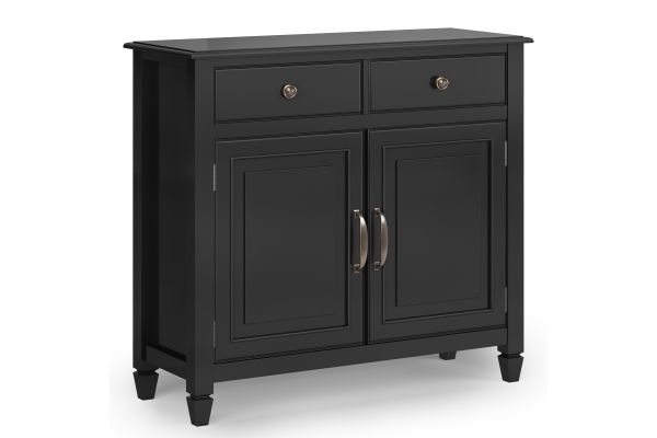 Connaught Entryway Storage Cabinet - Black
