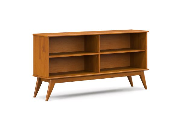 Draper Mid Century Low Bookcase
