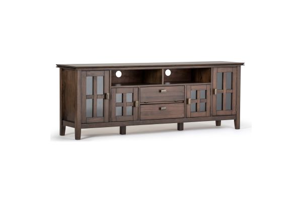 Artisan 72-inch TV Media Stand - Natural Aged Brown