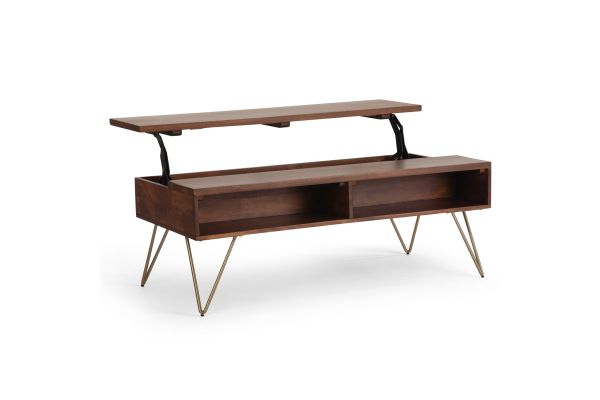 Hunter Lift Top Coffee Table - Umber Brown