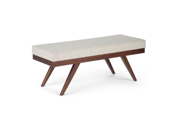 Chanelle Mid Century Ottoman Bench