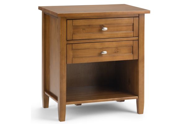 Warm Shaker Bedside Table