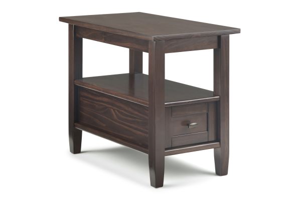 Warm Shaker Narrow Side Table