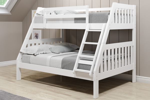 Palmer White Twin/Full Bunk Bed 