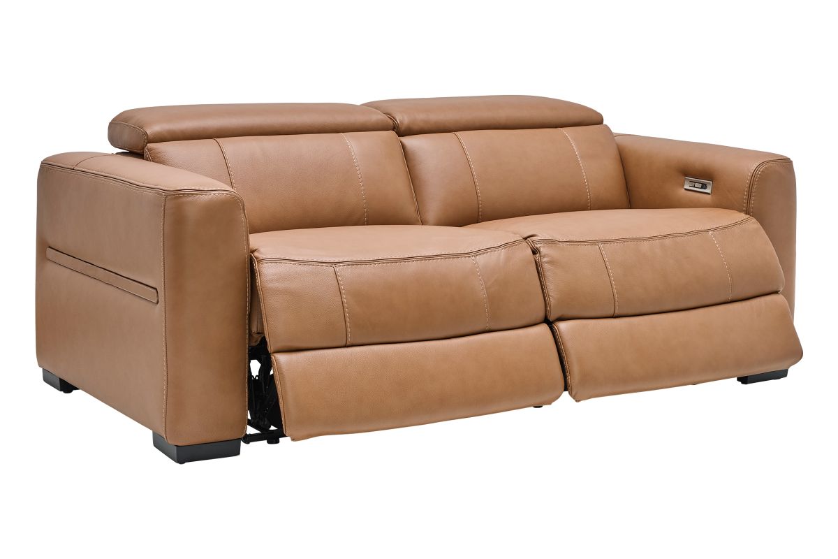 Ford Leather Dual Power Reclining Loveseat 6