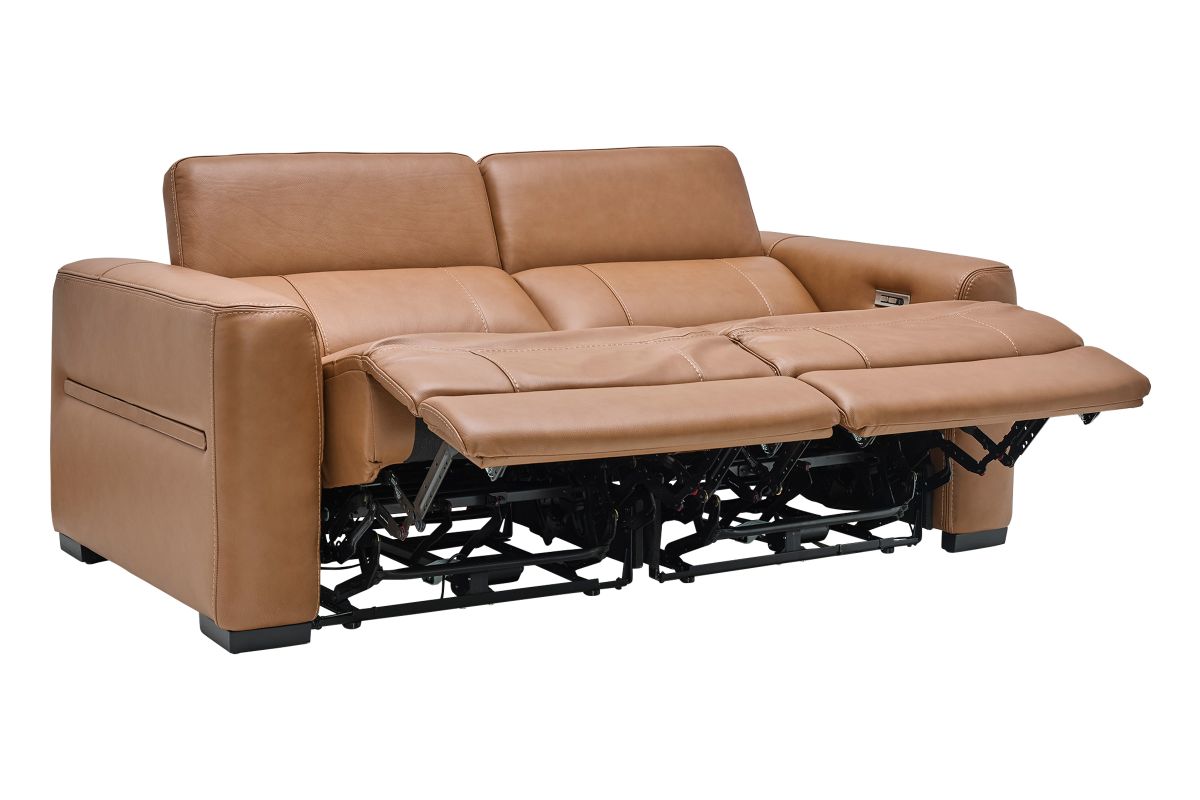 Ford Leather Dual Power Reclining Loveseat 7