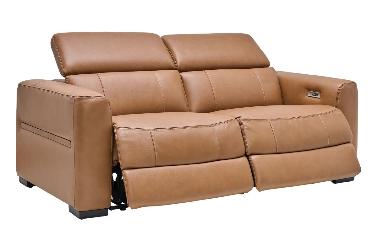 Ford Leather Dual Power Reclining Loveseat 5