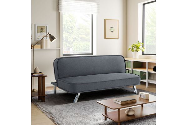 Serta Tinsley Convertible Sofa in Charcoal