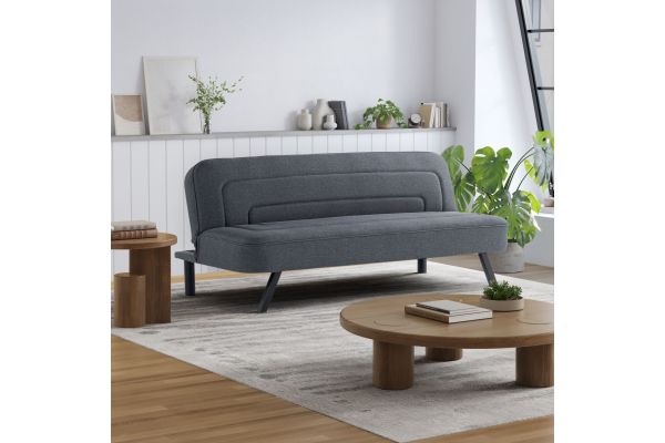 Serta Francis Convertible Sofa in Charcoal