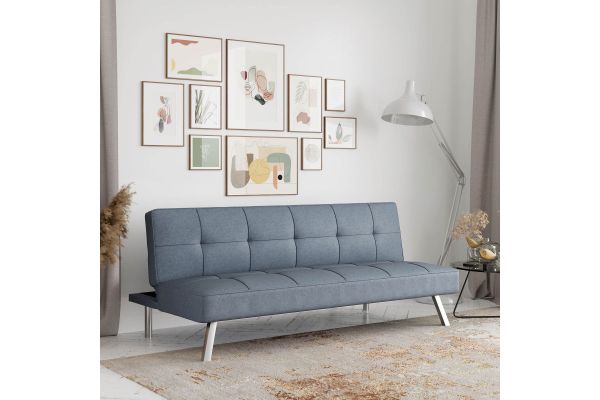 Serta Chelsea Convertible Sofa in Light Grey