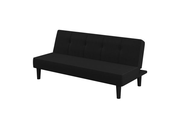 Serta Lansing Convertible Sofa in Black