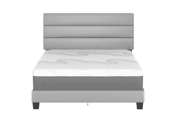 Parker Twin Platform Bed - Grey