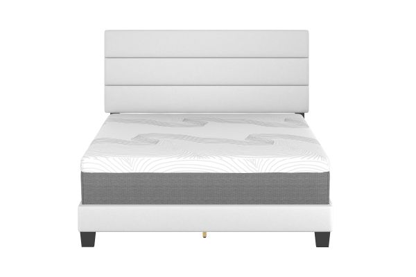 Parker Queen Platform Bed - White