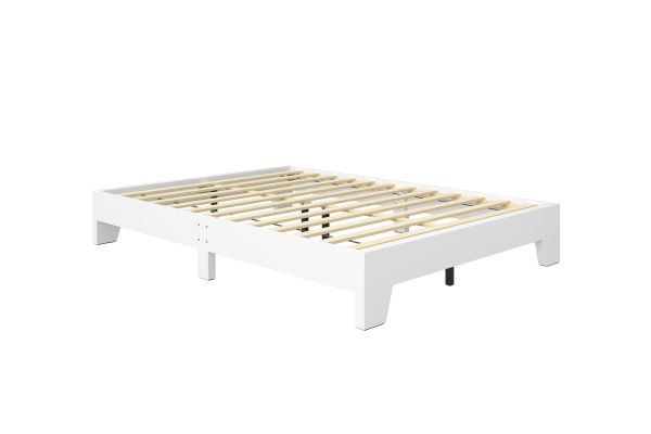 Moreno Full Platform Bed - White