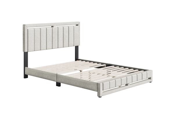 Shiloh Twin Platform Bed - Ivory