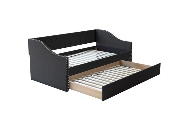 Mandrake Daybed with Trundle - Black