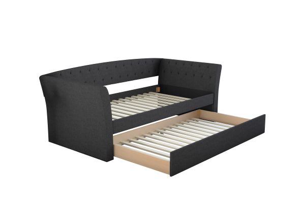 Neville Daybed with Trundle - Charcoal