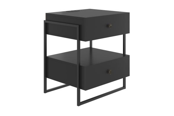 Petra Nightstand - Black