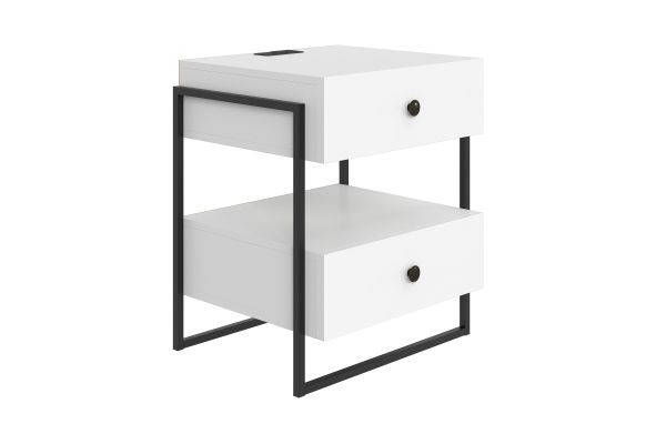 Petra Nightstand - White