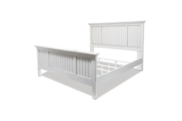 Monaco King Bed - White