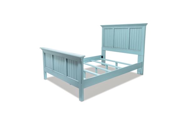 Monaco Queen Bed - Blue