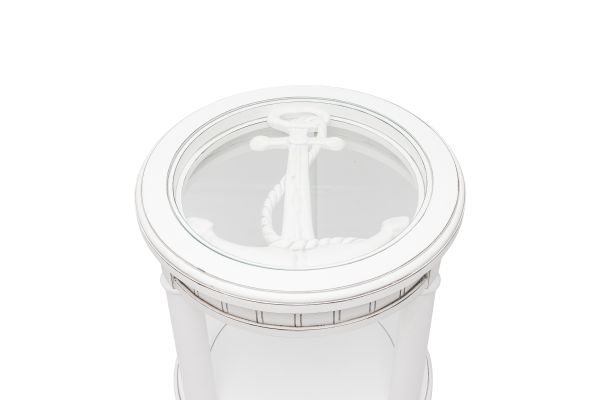 Monaco Round End Table with Anchor Insert