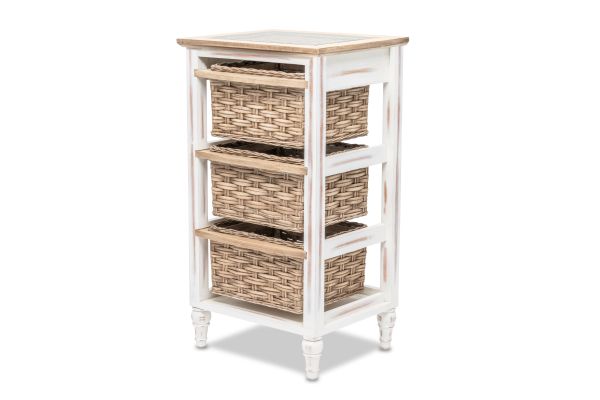 Island Breeze 3-Basket Storage Cabinet