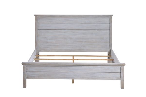Geneva Queen Panel Solidwood Bed 