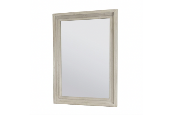 Ocean Isles Mirror Aged Ivory Finish