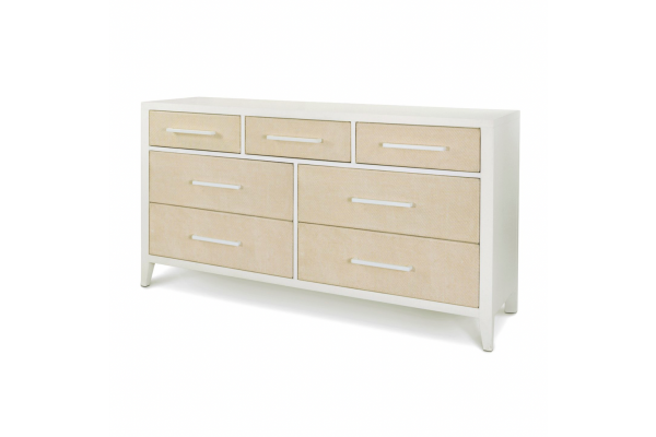 Miramar 7 Drawer Woven Dresser 
