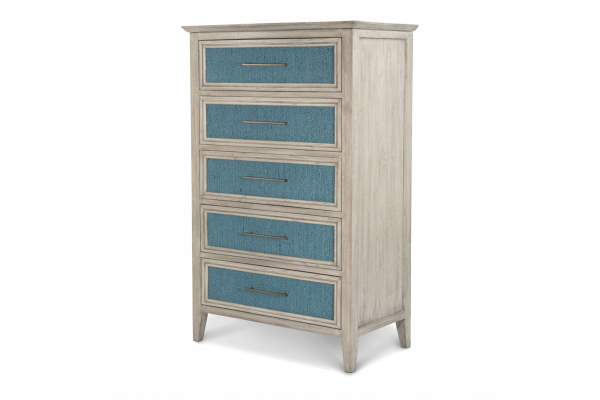 Ocean Isles 5 Drawer Woven Chest 