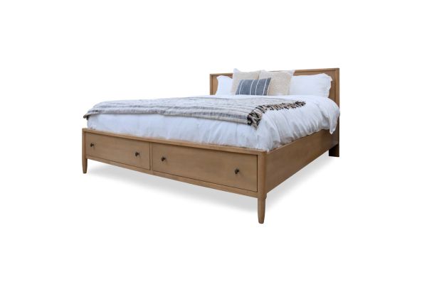 Chatham King Low Profile Platform Solidwood Bed with Storage