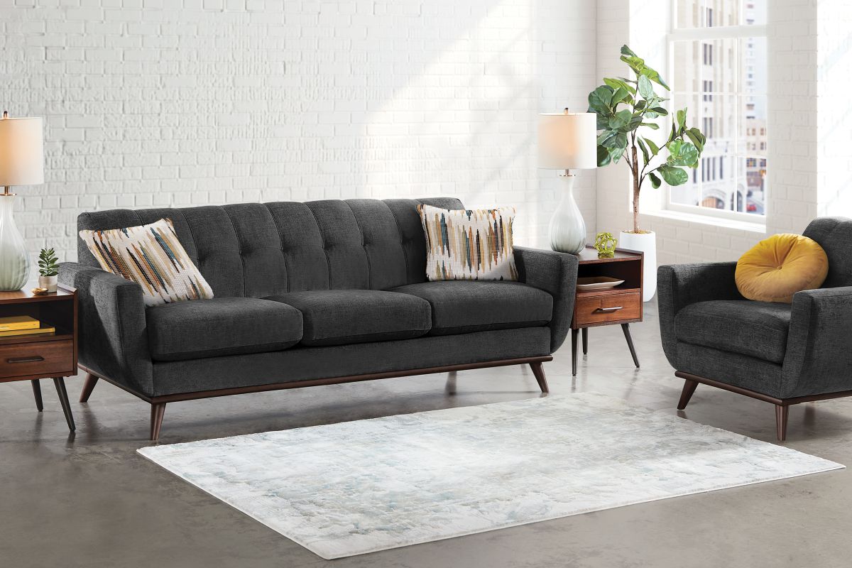Elliot Graphite Sofa 9