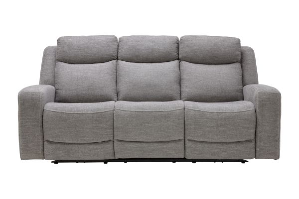 Summit Grey Dual Power Reclining Sofa 