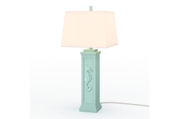 Sea Horse Shutter Table Lamp (Set of 2)