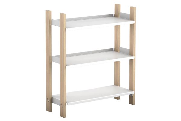 2 Sets of White/Ash Shelves