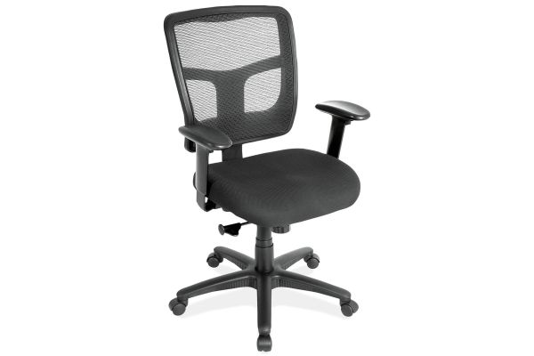 Crusader Mesh Back, Basic Task Chair w/Arms & Black Frame