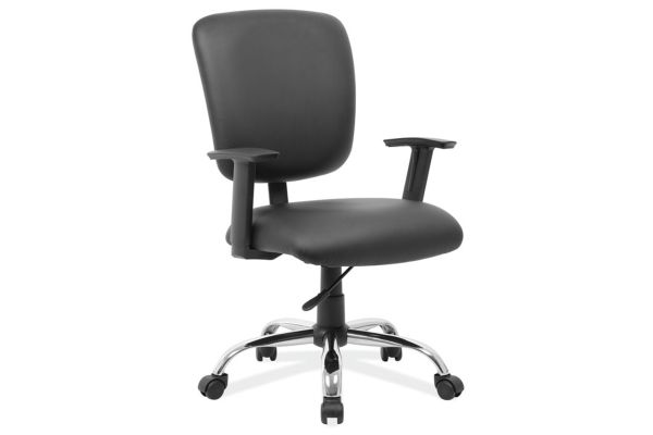 Task Force Mid Back Task Chair with Chrome Base