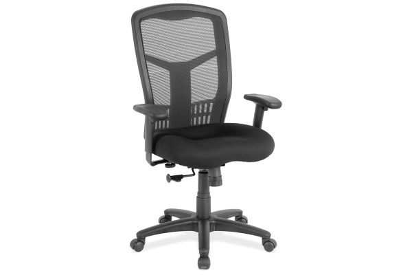 CoolMesh Swivel Tilt, High Back Chair with Black Frame