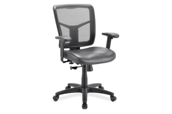 CoolMesh Basic Task Chair with Fabric Seat and Black Frame